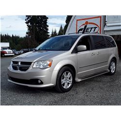 I1 --  2012 DODGE GRAND CARAVAN , Brown , 181103  KM's