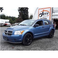 A12B --  2007 DODGE CALIBER SXT , Blue , 184652  KM's