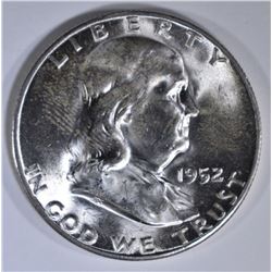 1952-S FRANKLIN HALF DOLLAR  CH BU