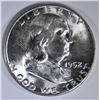 Image 1 : 1952-S FRANKLIN HALF DOLLAR  CH BU