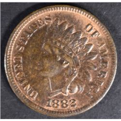 1882 INDIAN HEAD CENT CH BU RB