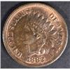 Image 1 : 1882 INDIAN HEAD CENT CH BU RB