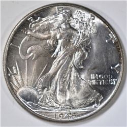 1945 WALKING LIBERTY HALF DOLLAR  GEM BU