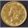 Image 1 : 1850-O $1 GOLD LIBERTY BU  OLD CLEANING
