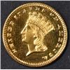 Image 1 : 1889 $1 GOLD INDIAN PRINCESS  CH PROOF
