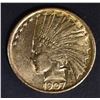 Image 1 : 1907 $10 GOLD INDIAN  BU