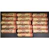 Image 1 : 800 MIXED DATE WHEAT CENTS IN ROLLS 1918-1927