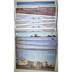 LOT OF 13 ROYAL CANADIAN MINT SETS: