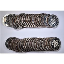 2 ROLLS MIXED DATE KENNEDY PROOF HALF DOLLARS