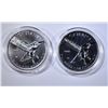 Image 1 : 2-2015 1oz .9999 CANADIAN SILVER ROUNDS- HAWK