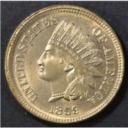 1859 INDIAN CENT  CH/GEM BU