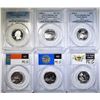 Image 1 : GROUP OF 6 PCGS GRADED QUARTERS: