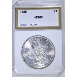 1885 MORGAN DOLLAR  PCI GEM BU