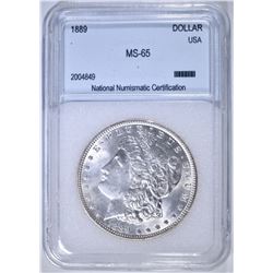 1889 MORGAN DOLLAR  NNC GEM BU