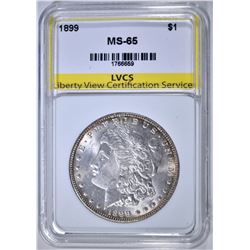 1899 MORGAN DOLLAR  LVCS GEM BU