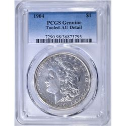 1904 MORGAN DOLLAR  PCGS GENUINE