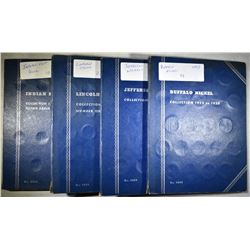 CIRC CENTS AND NICKELS IN ALBUMS- SEE PICS