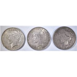 PEACE DOLLAR LOT- SEE DESCRIPTION