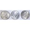 Image 2 : 3-1923 PEACE DOLLARS, BU