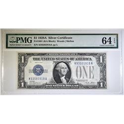 1928A $1 SILVER CERTIFICATE  PMG 64 EPQ