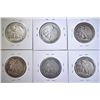 Image 2 : LOT OF 6 WALKING LIBERTY HALF DOLLARS