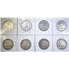 Image 2 : LOT OF 8 WALKING LIBERTY HALF DOLLARS