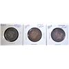 Image 1 : LOT OF 3 LARGE CENTS: