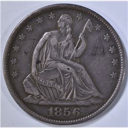 1856-O SEATED LIBERTY HALF DOLLAR  XF