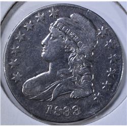 1833 CAPPED BUST HALF DOLLAR  VF