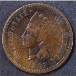 1867 INDIAN CENT  FINE