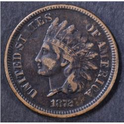 1872 INDIAN CENT  VF