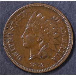 1873 INDIAN CENT  XF