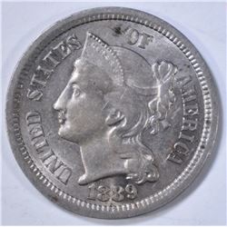 1889 3 CENT NICKEL  BU