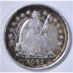 1841-O SEATED LIBERTY HALF DIME  XF/AU