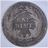 Image 2 : 1878-CC SEATED LIBERTY DIME  GOOD