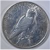 Image 2 : 1927-D PEACE DOLLAR, AU/BU
