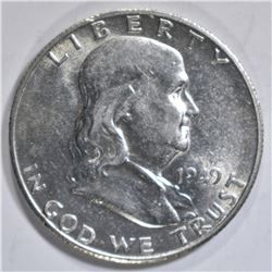 1949-S FRANKLIN HALF DOLLAR  BU