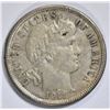 Image 1 : 1911-D BARBER DIME, AU