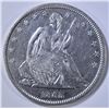 Image 1 : 1865 SEATED LIBERTY HALF DOLLAR AU