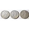 Image 1 : 3-AU OR BETTER MORGAN DOLLARS: