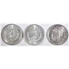 Image 2 : 3-AU OR BETTER MORGAN DOLLARS: