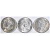 Image 1 : 3-BU 1921 MORGAN DOLLARS