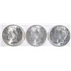 Image 1 : 3-BU 1922 PEACE DOLLARS