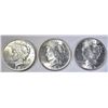 Image 1 : 3-BU 1923 PEACE DOLLARS