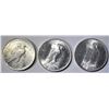 Image 2 : 3-BU 1923 PEACE DOLLARS