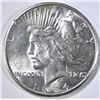 Image 1 : 1924-S PEACE DOLLAR, BU
