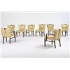 Image 1 : Paul Frankl Y-back dining chairs, set o