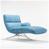 Image 1 : Vladimir Kagan One-Arm Contour chaise