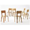Image 1 : Alvar Aalto dining chairs, model #66, s