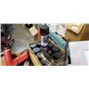 Image 3 : Box of aerosol belt dressing with box of timing lights and letter stencils